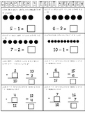 Go Math ! 1st Grade Chapter 4 Subtraction Strategies Test 