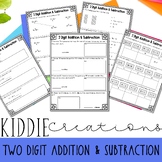 Two-Digit Addition and Subtraction 1st Grade Practice Pack