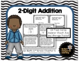 Go Math! 2nd Grade Chapter 4 Two Digit Addition Task Cards