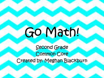 Preview of Go Math! 2nd Grade Focus Wall