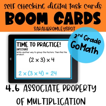 Preview of Chapter 4.6 Associative Property of Multiplication Boom Cards™