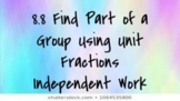 Go Math 3rd Grade 8.8 Find Part of a Group Using Unit Frac