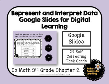 Preview of Go Math! 3rd Grade Chapter 2 Represent and Interpret Data Google Slides