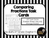Go Math! 3rd Grade Chapter 9 Comparing Fractions Task Cards