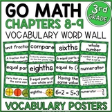 Go Math 3rd Grade Vocabulary Chapters 8-9