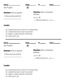 Preview of Go Math 4th Grade Chapter 2 - Exit Tickets