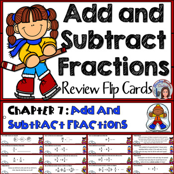 Preview of Go Math 4th Grade Chapter 7 Add and Subtract Fractions Activity