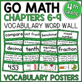 Go Math 4th Grade Vocabulary Packet Chapters 6-9