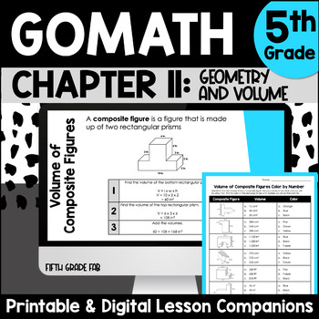 Preview of GoMath 5th Grade Chapter 11 Digital and Printable Activities