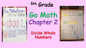 Preview of 5th Grade Go Math Chapter 2 Lessons + Chapter 2 Review Bundle