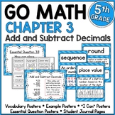 Go Math 5th Grade Chapter 3  Resource Packet