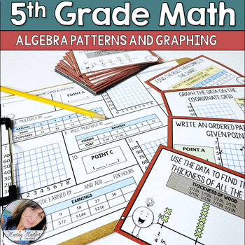 Preview of 5th Grade Go Math Chapter 9 Algebra Patterns and Graphing
