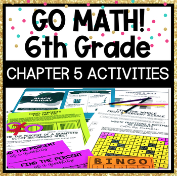 Preview of Go Math 6th Grade Chapter 5 Activities