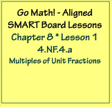 Go Math Aligned - Ch 8  Lesson 1  4.NF.4 Multiply Unit Fractions