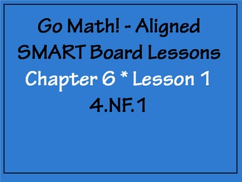 Preview of Go Math Aligned - Chapter 6 Lesson 1  Equivalent Fractions 4.NF.1