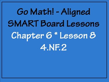 Preview of Go Math Aligned - Chapter 6 Lesson 8 4.NF.2  Order Fractions