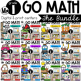 Go Math! Centers - the BUNDLE for First Grade
