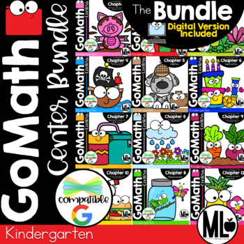 Preview of Go Math Centers - the BUNDLE for KINDERGARTEN