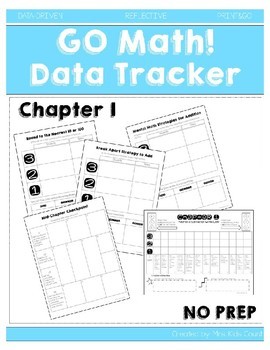 Preview of Go Math! Ch. 1 Data Tracker