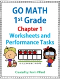 Go Math Chapter 1 1st grade... 13 performance tasks and wo