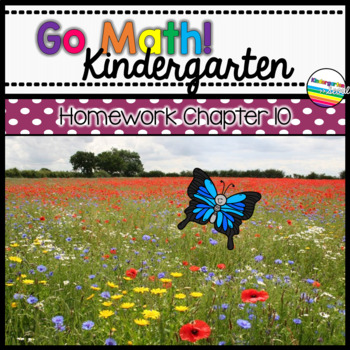 Preview of Go Math! Chapter 10 Kindergarten Homework