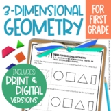Go Math Chapter 11 3D Shapes, First Grade