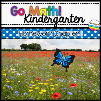 Preview of Go Math! Chapter 11 Kindergarten Homework