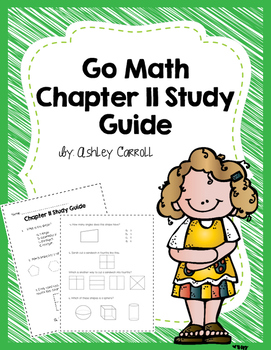 Preview of Go Math Chapter 11 Study Guide