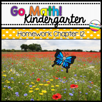 Preview of Go Math! Chapter 12 Kindergarten Homework