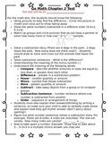 1st Grade Go Math Chapter 2 Study Sheet for Parents