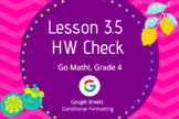 Go Math Grade 4 Chapter 3 Homework Google Sheets Answer Check