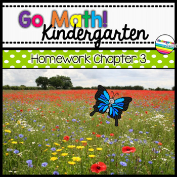Preview of Go Math! Chapter 3 Kindergarten Homework