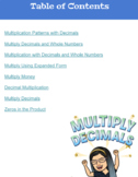 Go Math Chapter 4 Grade 5 Digital Interactive Notebook 