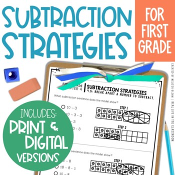 Preview of Go Math Chapter 4 Subtraction Strategies, First Grade