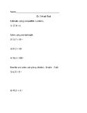 Go Math Chapter 5 editable test Modified for Special Educa