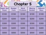 Go Math! Chapter 5 jeopardy review game  (Google slides)