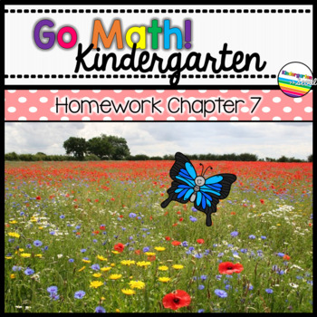 Preview of Go Math! Chapter 7 Kindergarten Homework