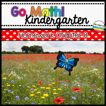 Preview of Go Math! Chapter 8 Kindergarten Homework