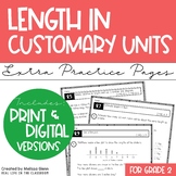 Go Math Chapter 8 Length in Customary Units,  Distance Learning