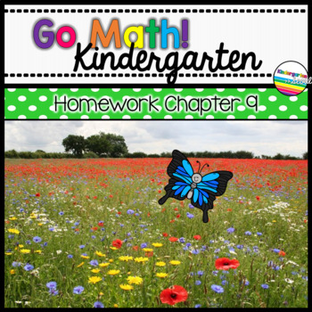 Preview of Go Math! Chapter 9 Kindergarten Homework