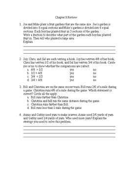Preview of Go Math: 3rd Grade Chapter 9 Review