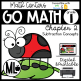 GoMath Centers, Chapter 2- Subtraction Concepts, Printable