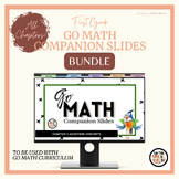 Go Math Companion Slides Bundle-First Grade-ALL CHAPTERS