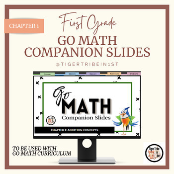 Preview of Go Math Companion Slides-First Grade-Chapter 1