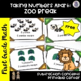 FREE First Grade Math Center | Subtraction Concepts | Taki