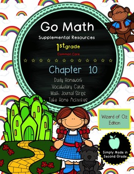 Preview of Go Math! First Grade Chapter 10 Supplemental Resources-Common Core