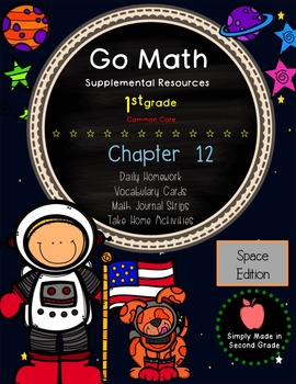 Preview of Go Math! First Grade Chapter 12 Supplemental Resources-Common Core