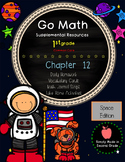 Go Math! First Grade Chapter 12 Supplemental Resources-Com
