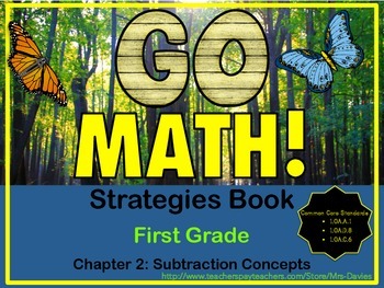 Preview of Go Math! First Grade Chapter 2 Subtraction Concepts