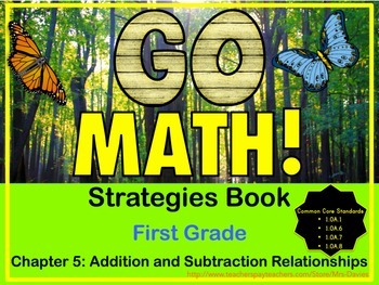Preview of Go Math First Grade Chapter 5 Strategies Book